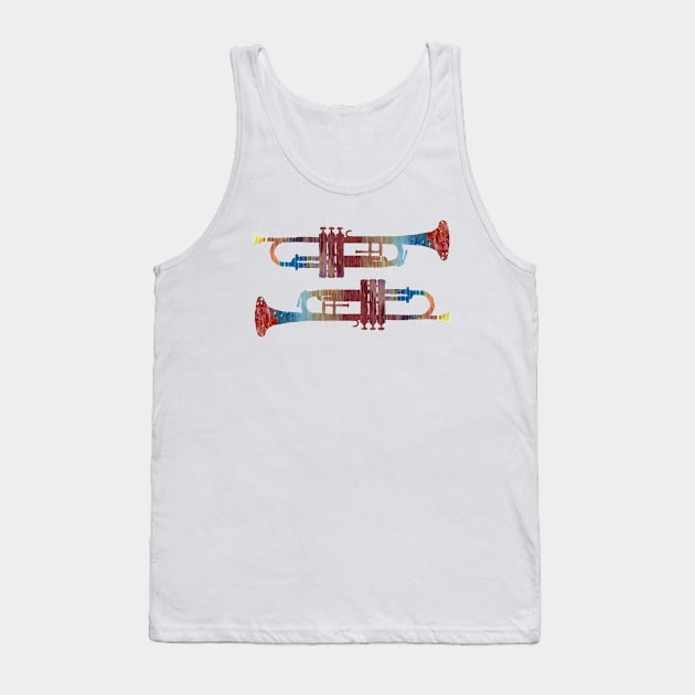 Trumpets Tank Top by BittenByErmines